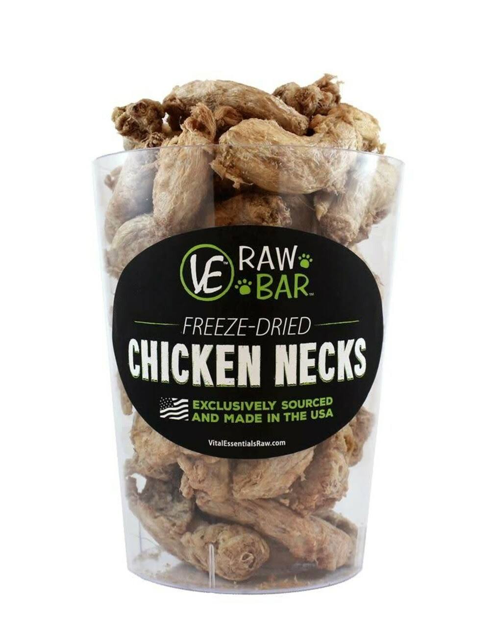 Vital Essentials VE Raw Bar Freeze-Dried Chicken Necks