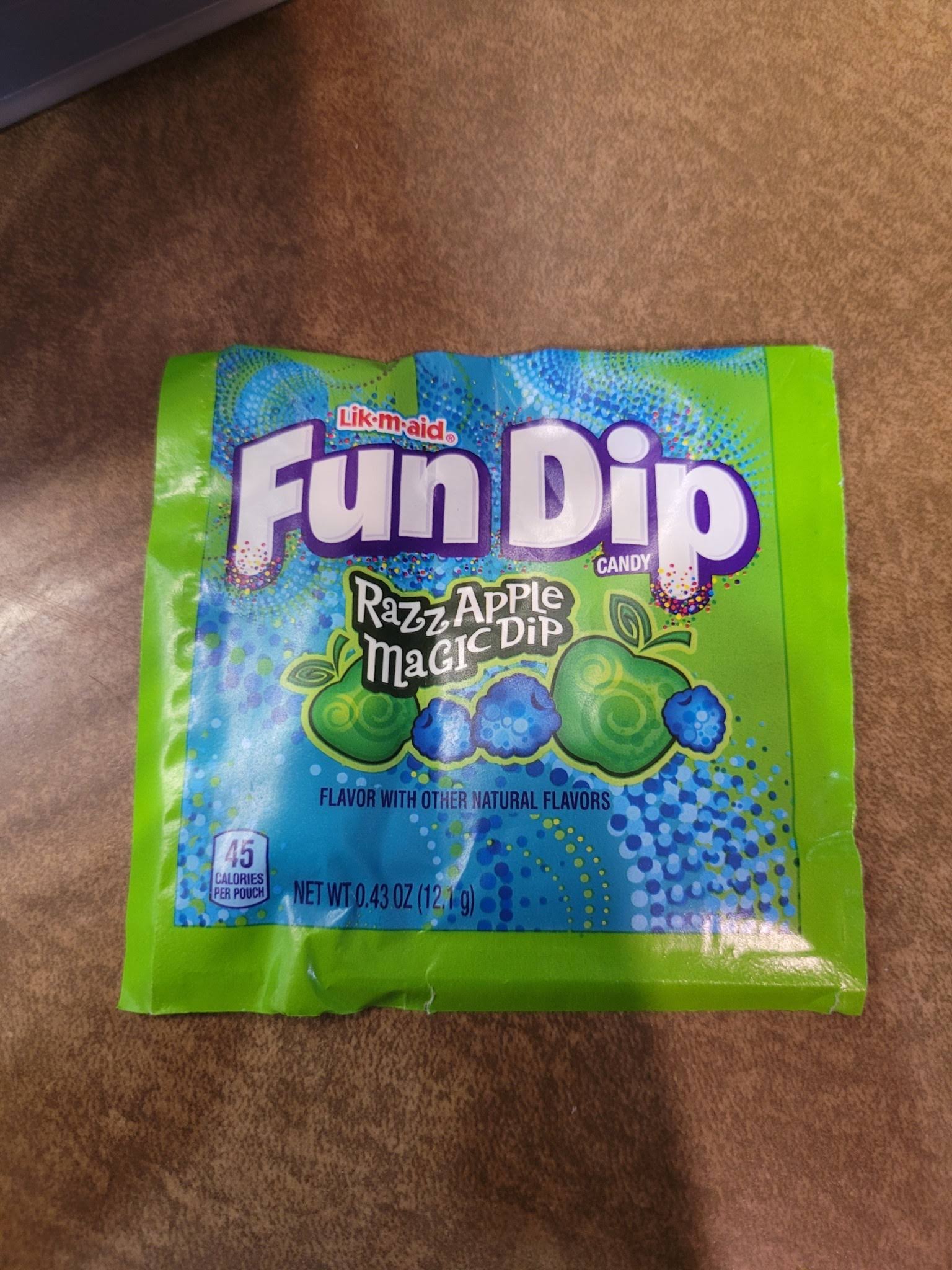 Lik M Aid Fun Dip Candy Razz Apple Magic Dip