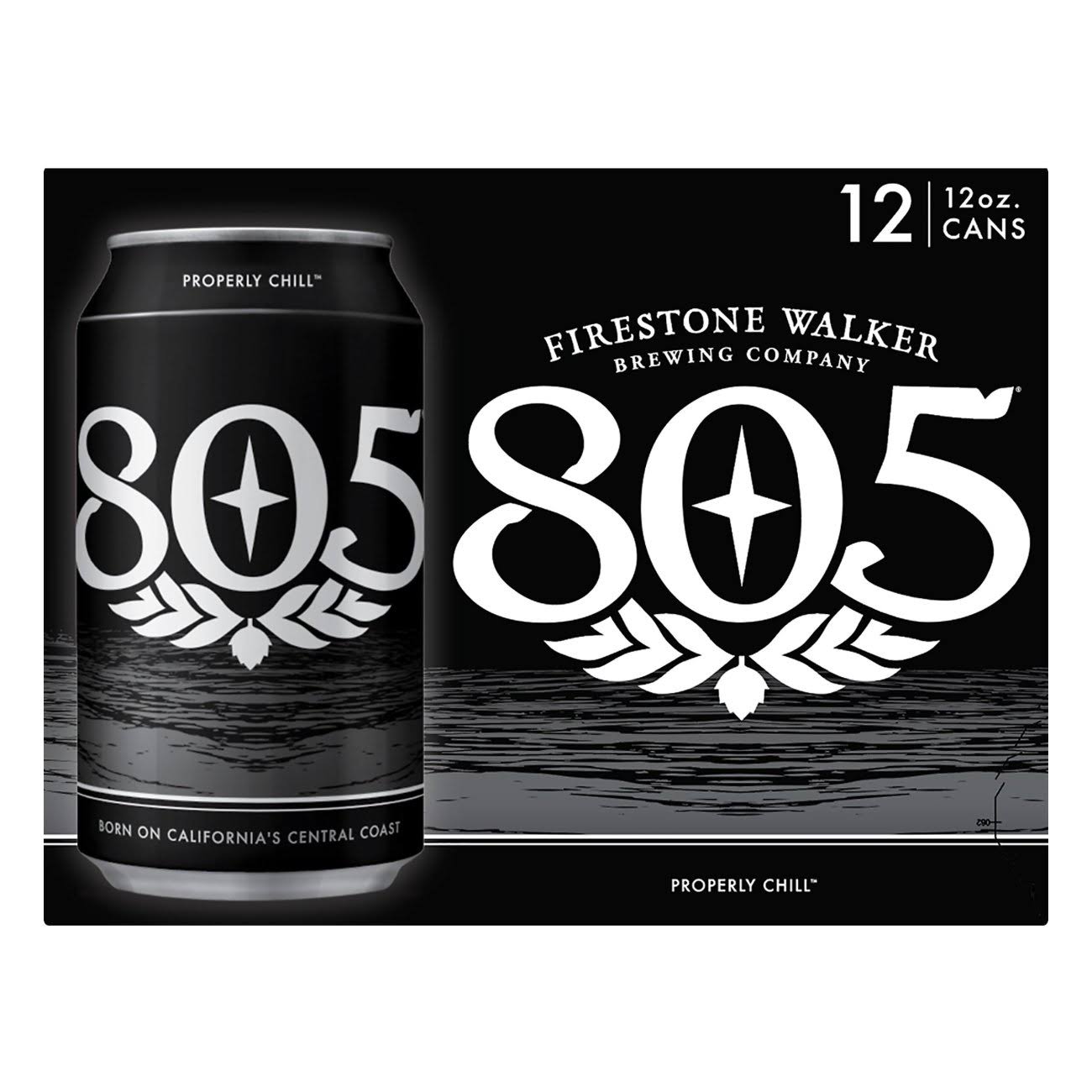 Firestone Walker Beer, 805, 12 Pack - 12 pack, 12 oz cans