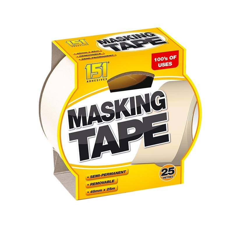 151 Adhesives Masking Tape - 48mm x 25m