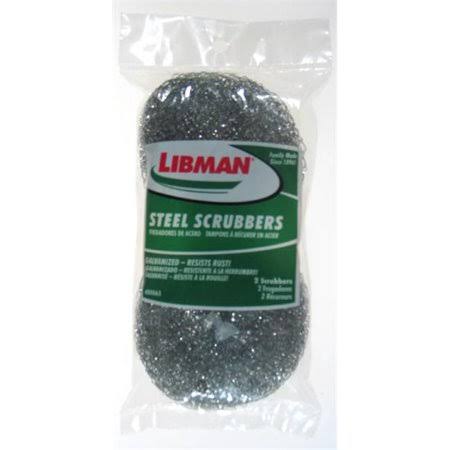 Libman Steel Scrubbers - x2
