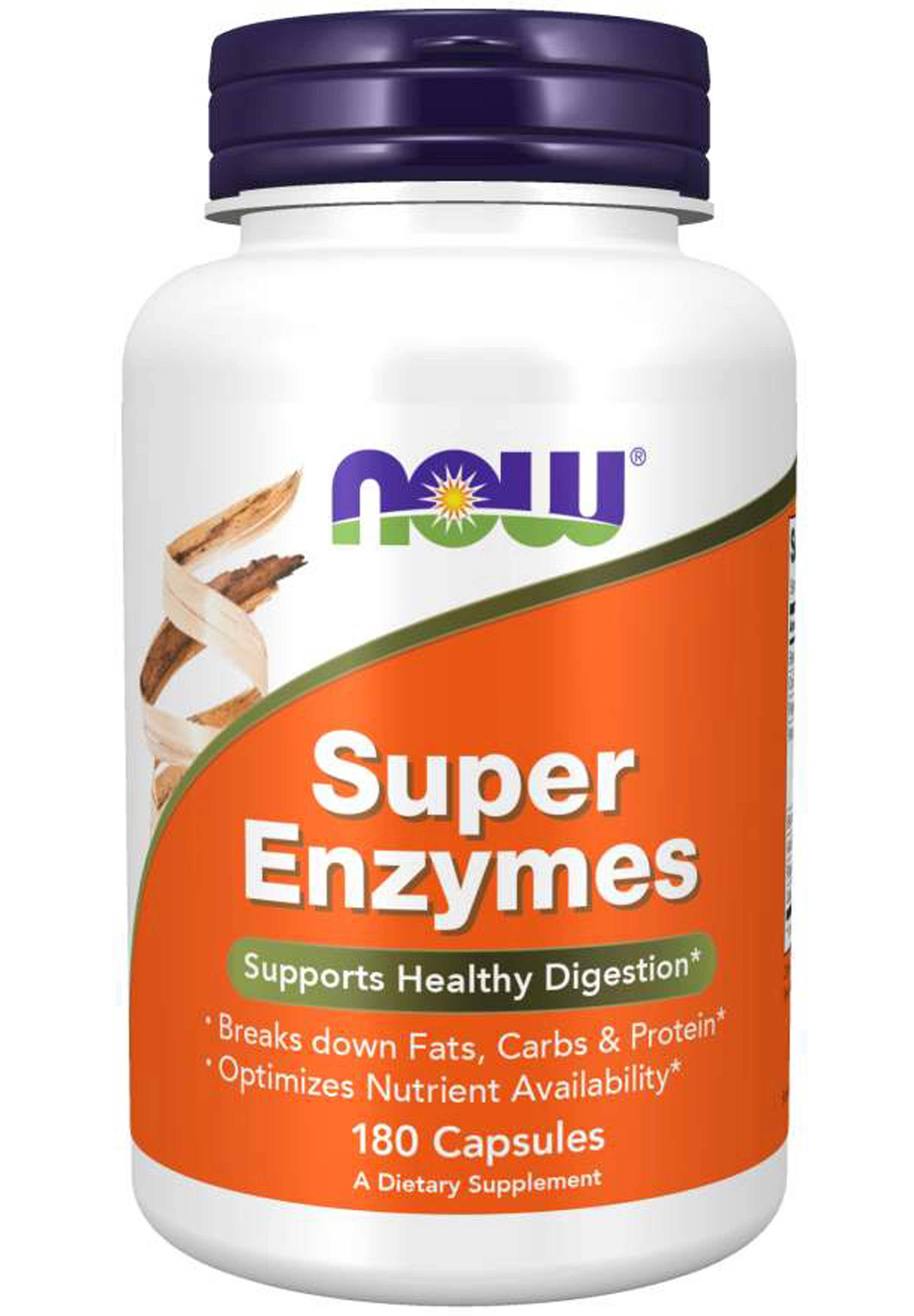 Now Foods Super Enzymes Capsules - 180pcs