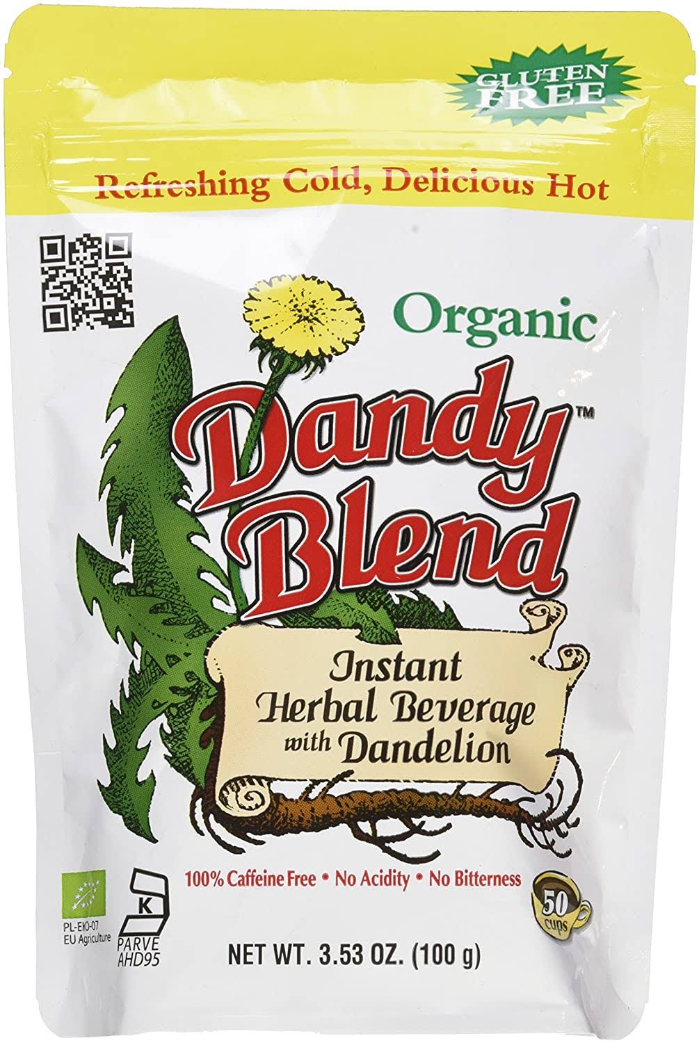 Dandy Blend Instant Herbal Beverage with Dandelion - Organic, 3.53oz