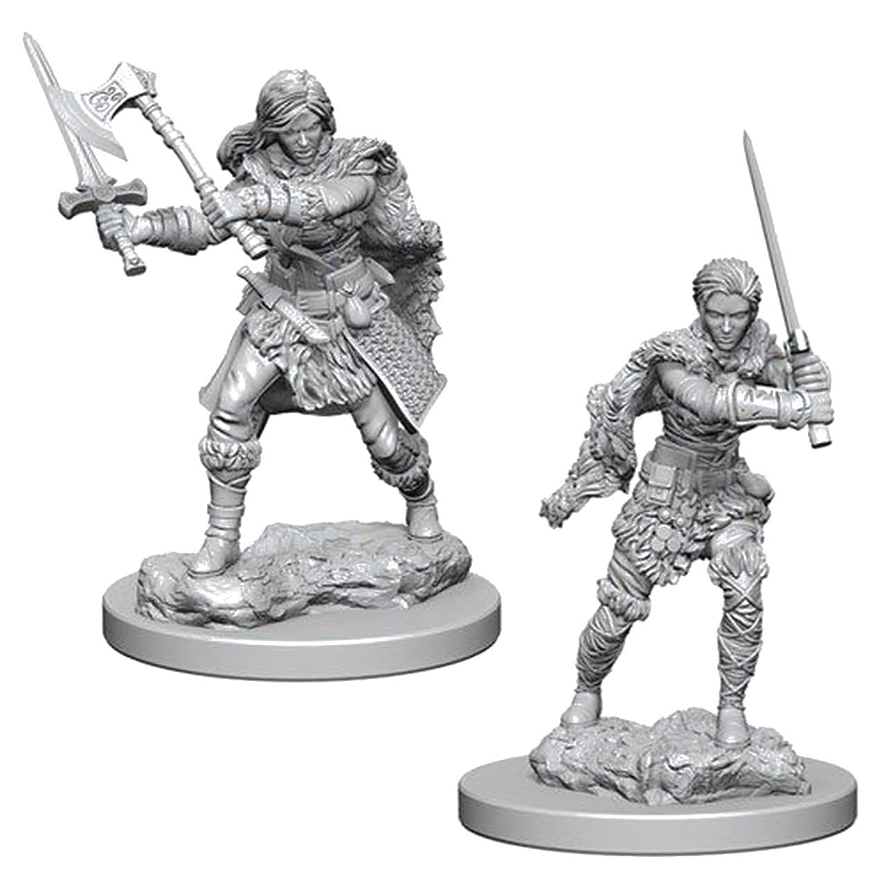 Dungeons & Dragons: Nolzur’s Marvelous Unpainted Minis - Human Female Barbarian