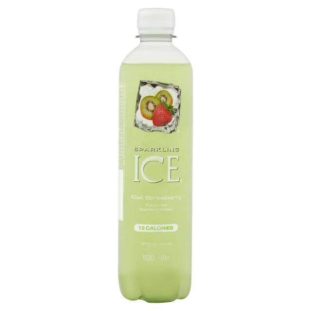 Sparkling Ice Kiwi Sparkling Water - Strawberry Flavoured, 500ml