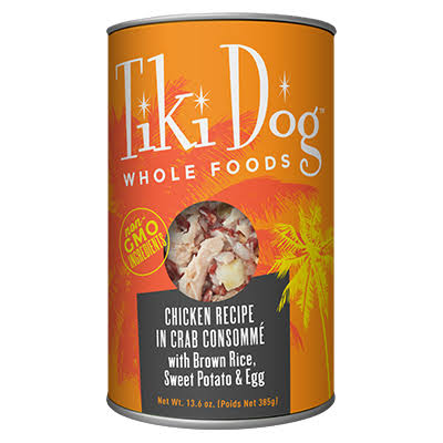 Tiki Pet Luau Whole Food Canned Dog Food 13.6oz Exclusive at Paw Crab Consomme