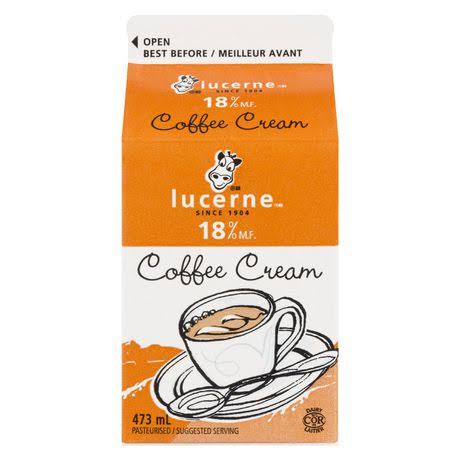 Lucerne 18% Coffee Cream