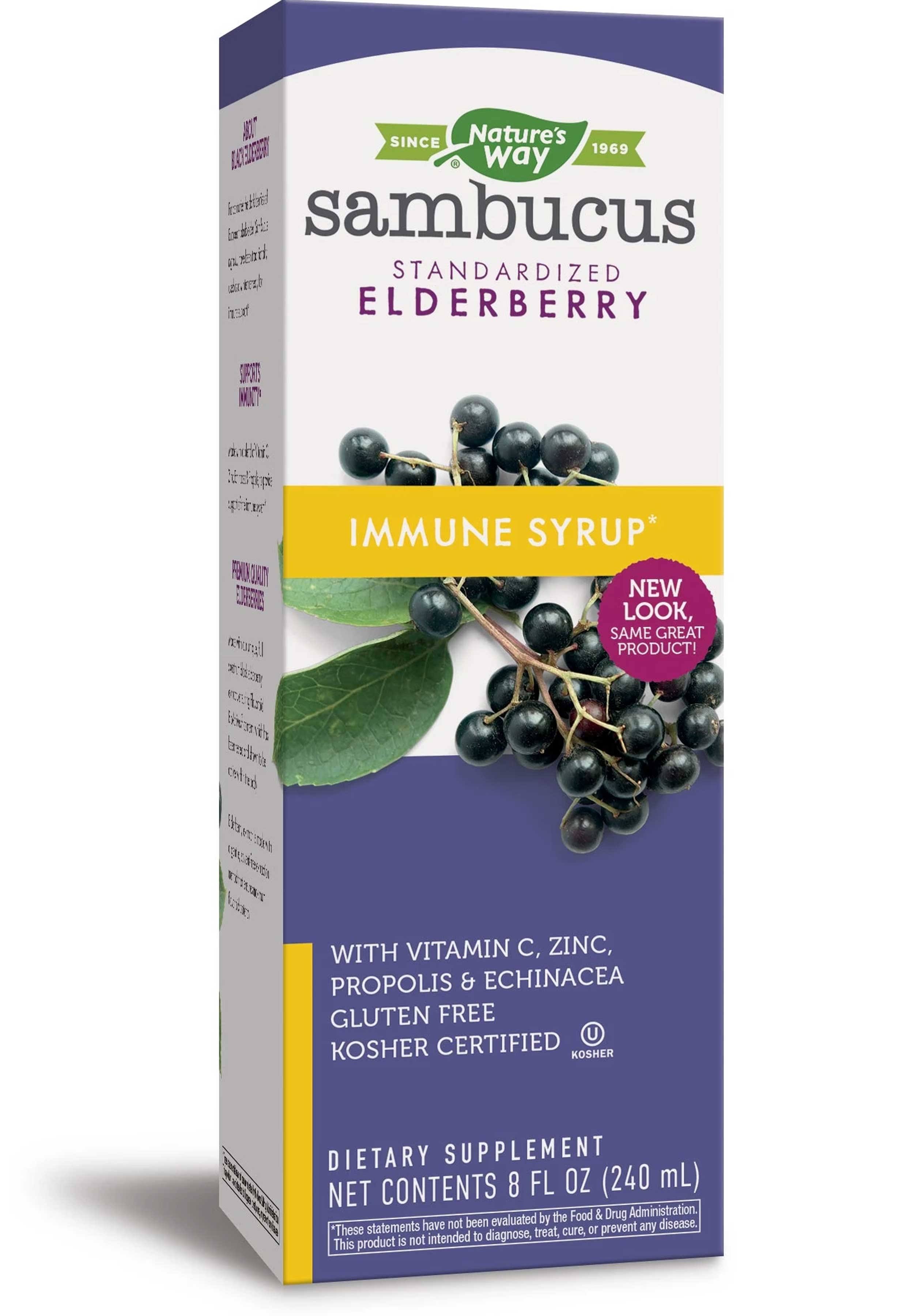 Nature's Way Sambucus Elderberry Immune Syrup - 8oz