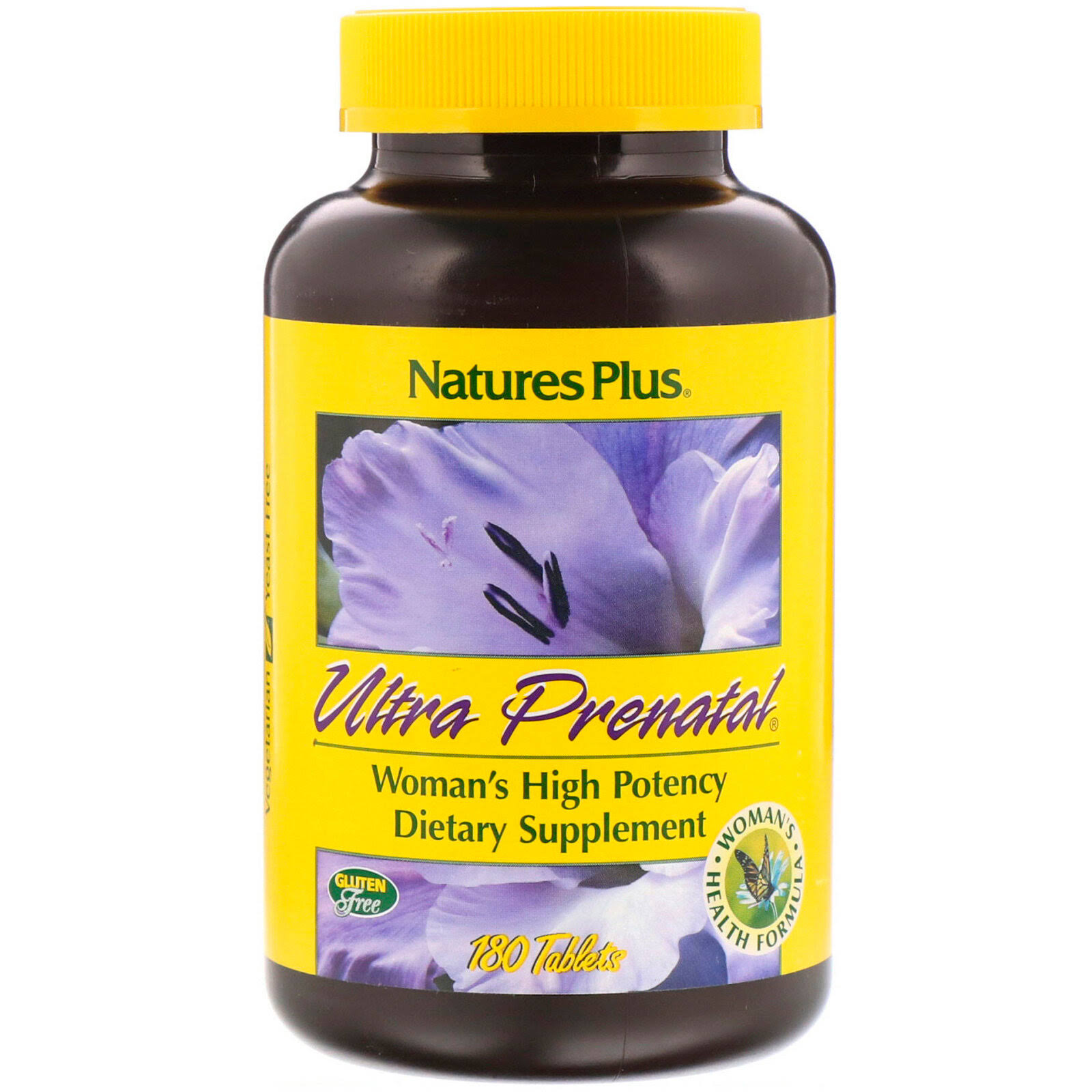 Nature's Plus Ultra Prenatal Dietary Supplement - 180 Tablets
