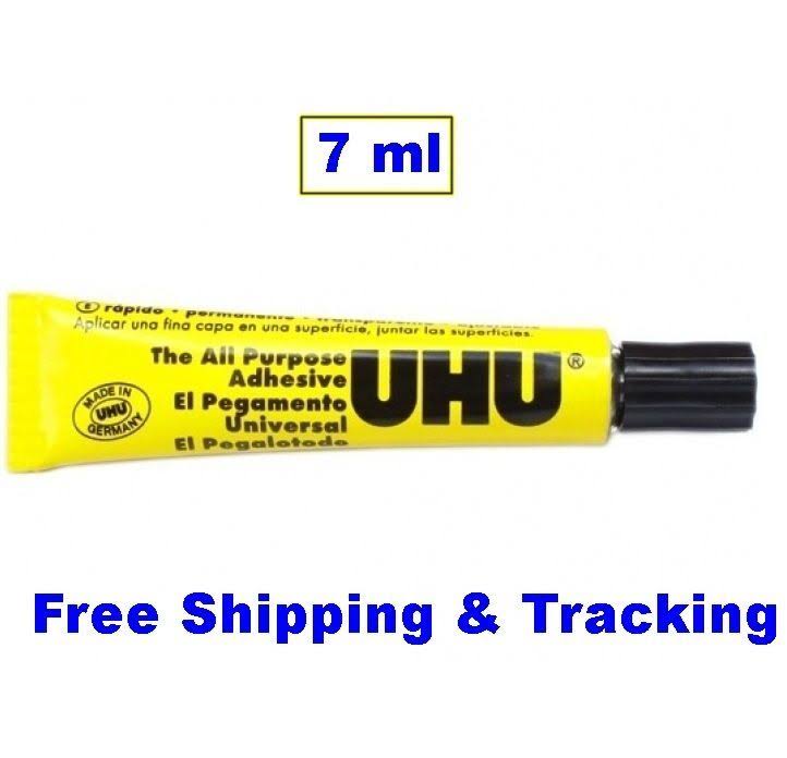 10x 7 ml UHU All Purpose Glue Universal Adhesive Liquid Clear Strong