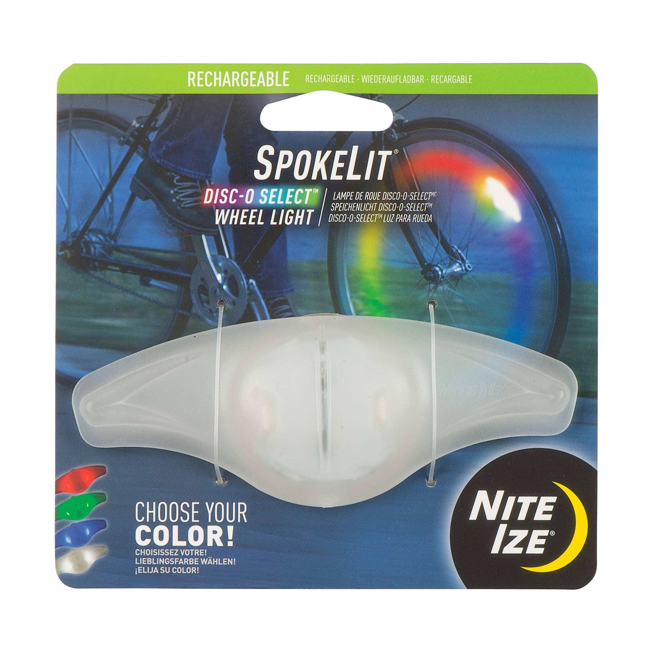 Nite Ize SpokeLit Disc-O Select Rechargeable Wheel Light