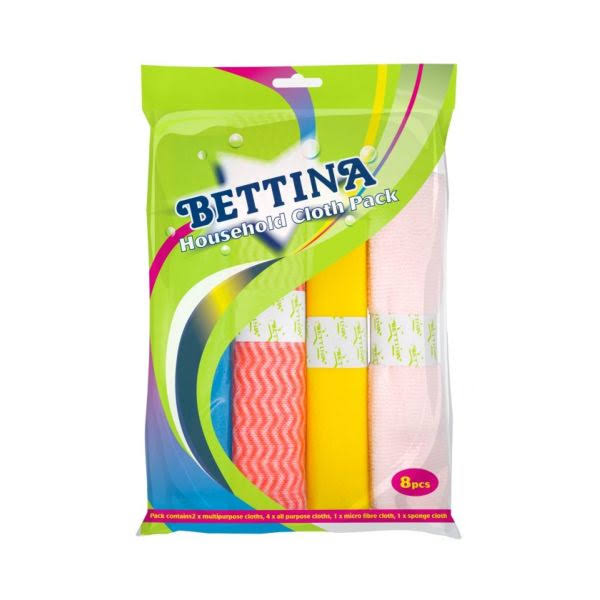 Bettina Household Cloth Pkt 8 - Pack 12