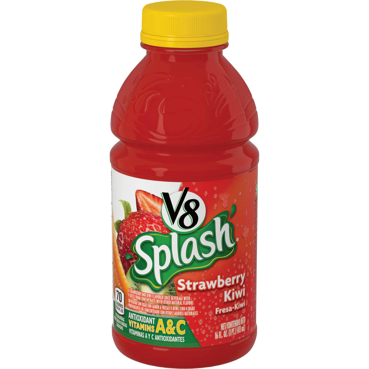 V8 Splash Juice Drink - Strawberry Kiwi, 16 Oz