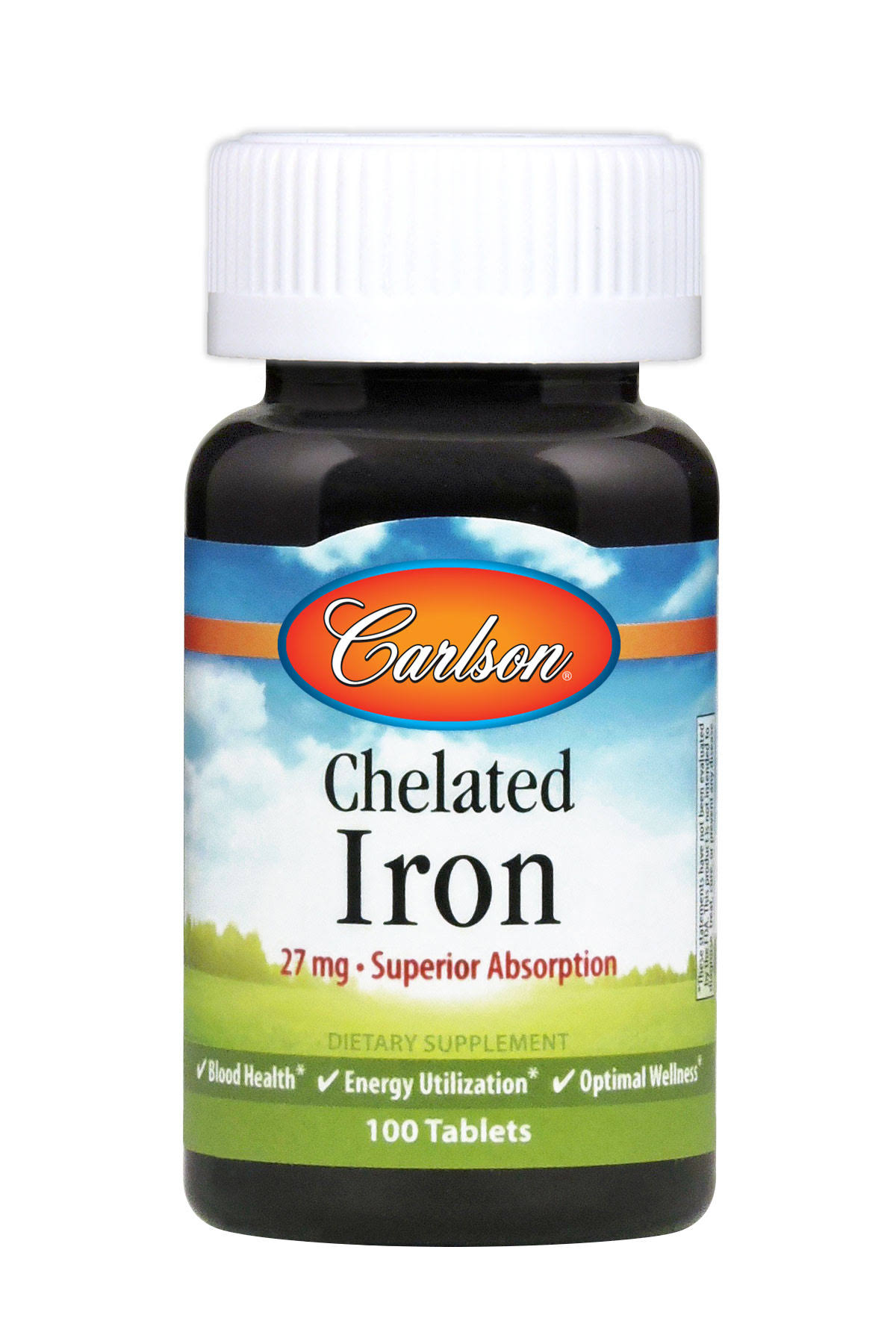 Carlson Laboratories Chelated Iron Supplement - 27mg, 250 Tablets