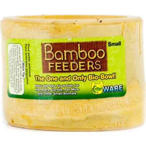 Ware Manufacturing Bamboo Feeders Bowl for Small Animals