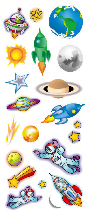 Fun Stickers OUTER SPACE 916 For Children Fun Activities Craft ..