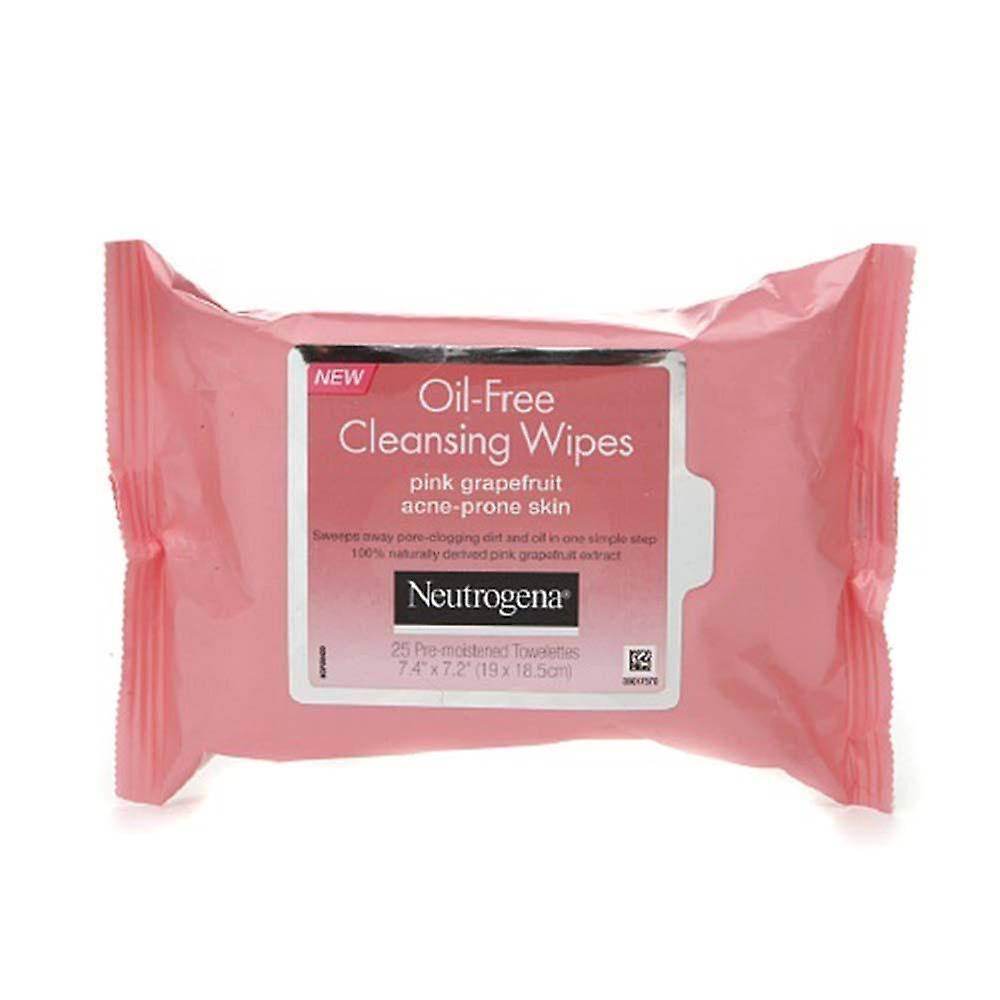 Neutrogena Oil-Free Cleansing Wipes - Pink Grapefruit, 25ct