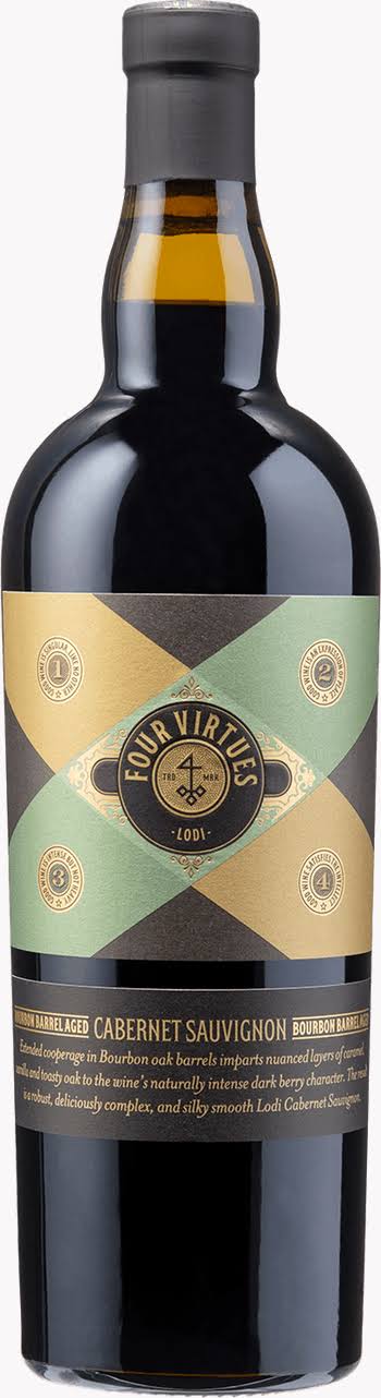 Four Virtues Cabernet Sauvignon Bourbon Barrel Aged 2016 - 750ml