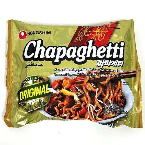 Nongshim Chapagetti Noodle Pasta - with Chajang Sauce, 4.5oz