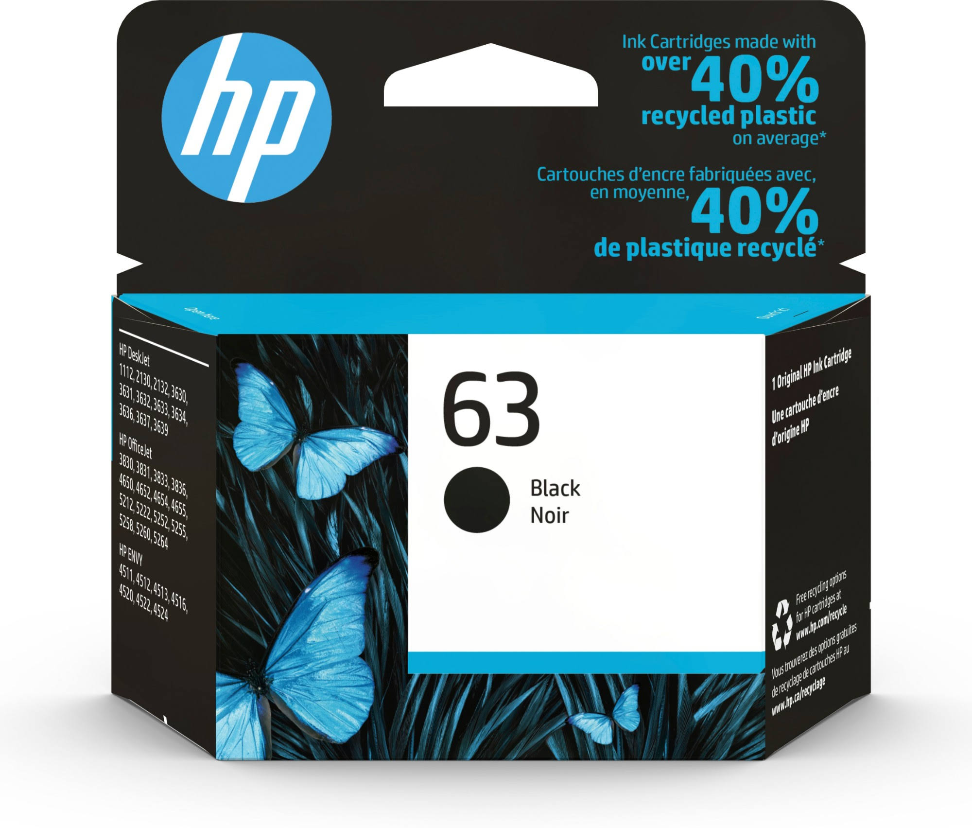 HP 63 Ink Cartridge - Black