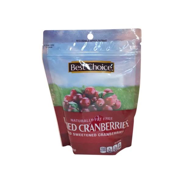 Best Choice Dried Cranberries - 6 oz
