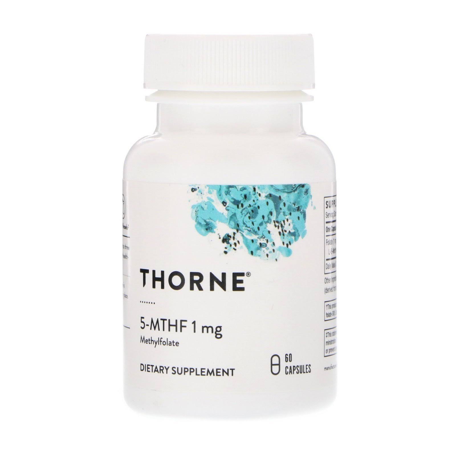 Thorne Research 5-MTHF Vegetarian Dietary Supplement - 1mg, 60 Capsules
