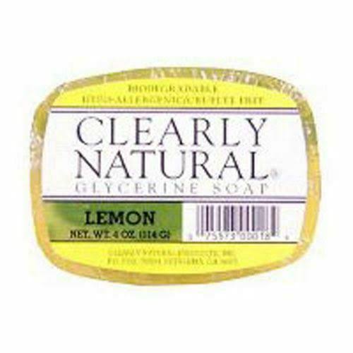 Clearly Natural Essentials Glycerine Soap - Lemon, 113g