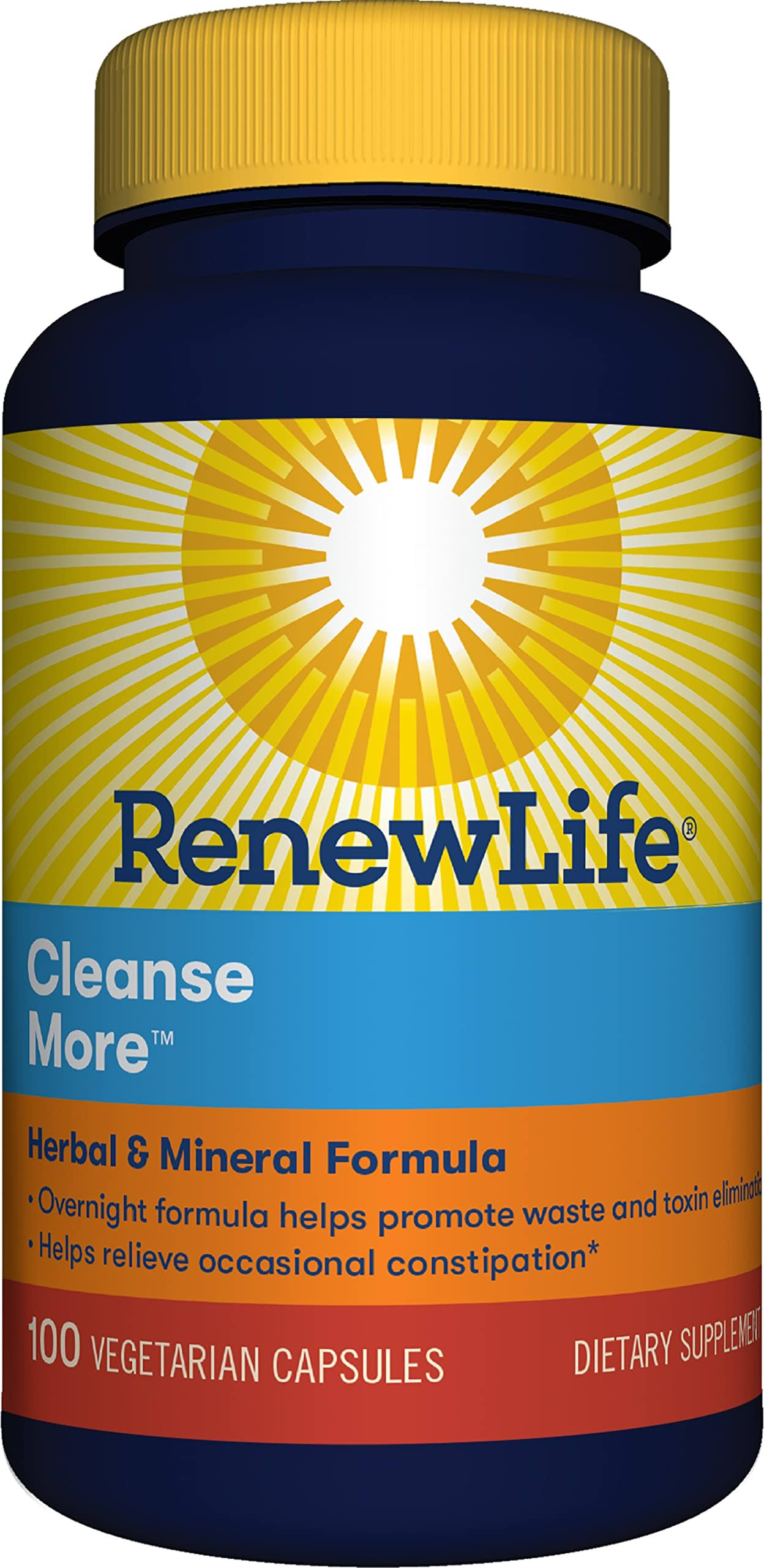 Renew Life Cleanse More Supplement - 100 Veggie Capsules