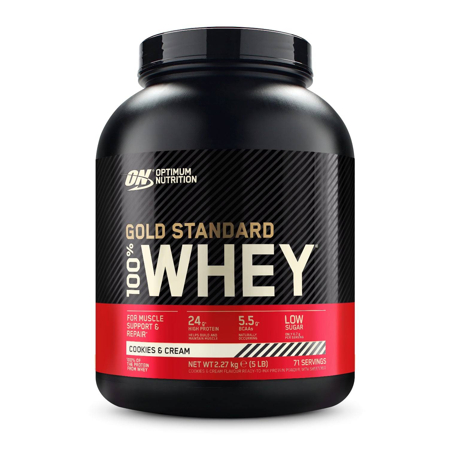 Optimum Nutrition Gold Standard 100% Whey 2270 Gr Cookies and Cream