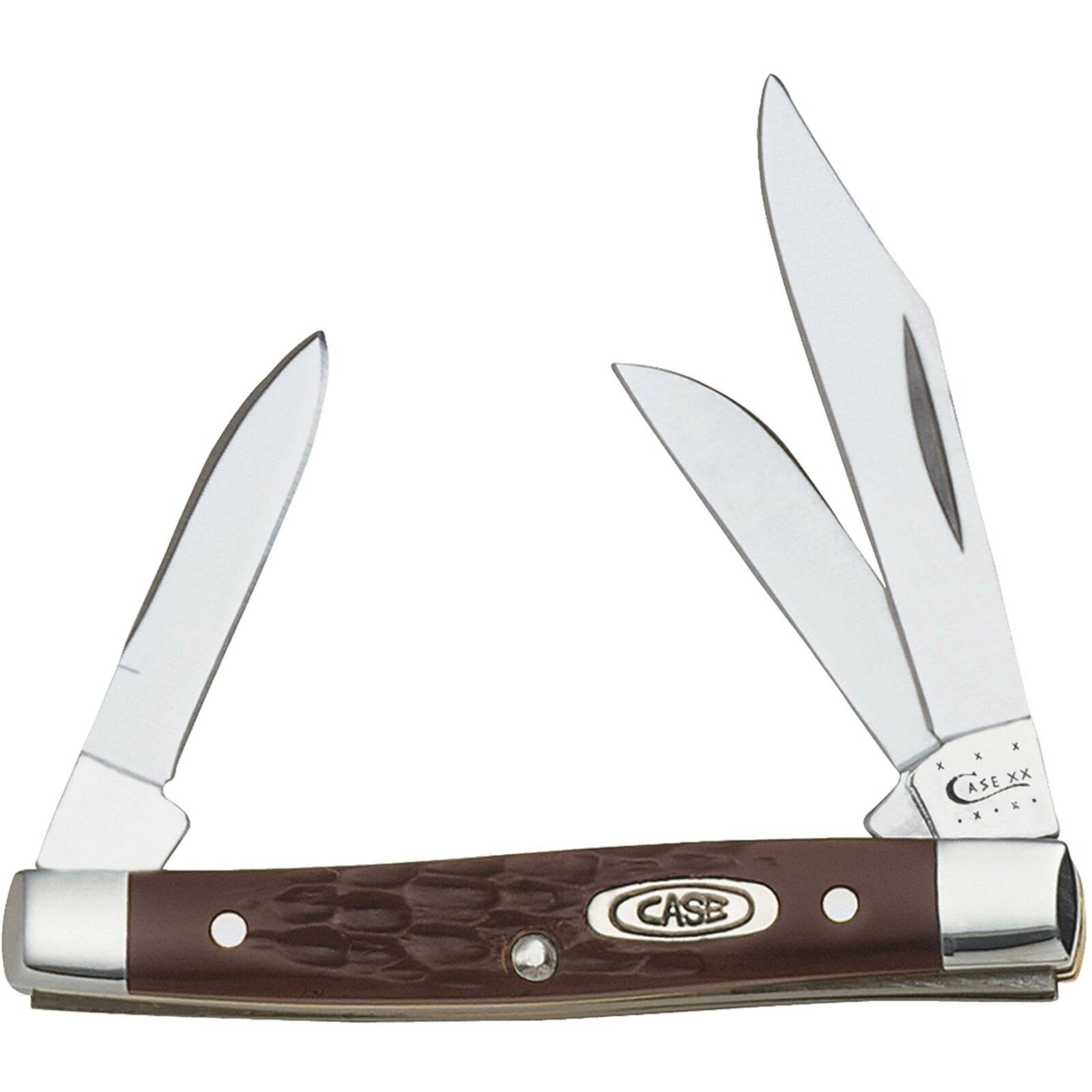 Case Stockman Pocket Knife - Brown, Small