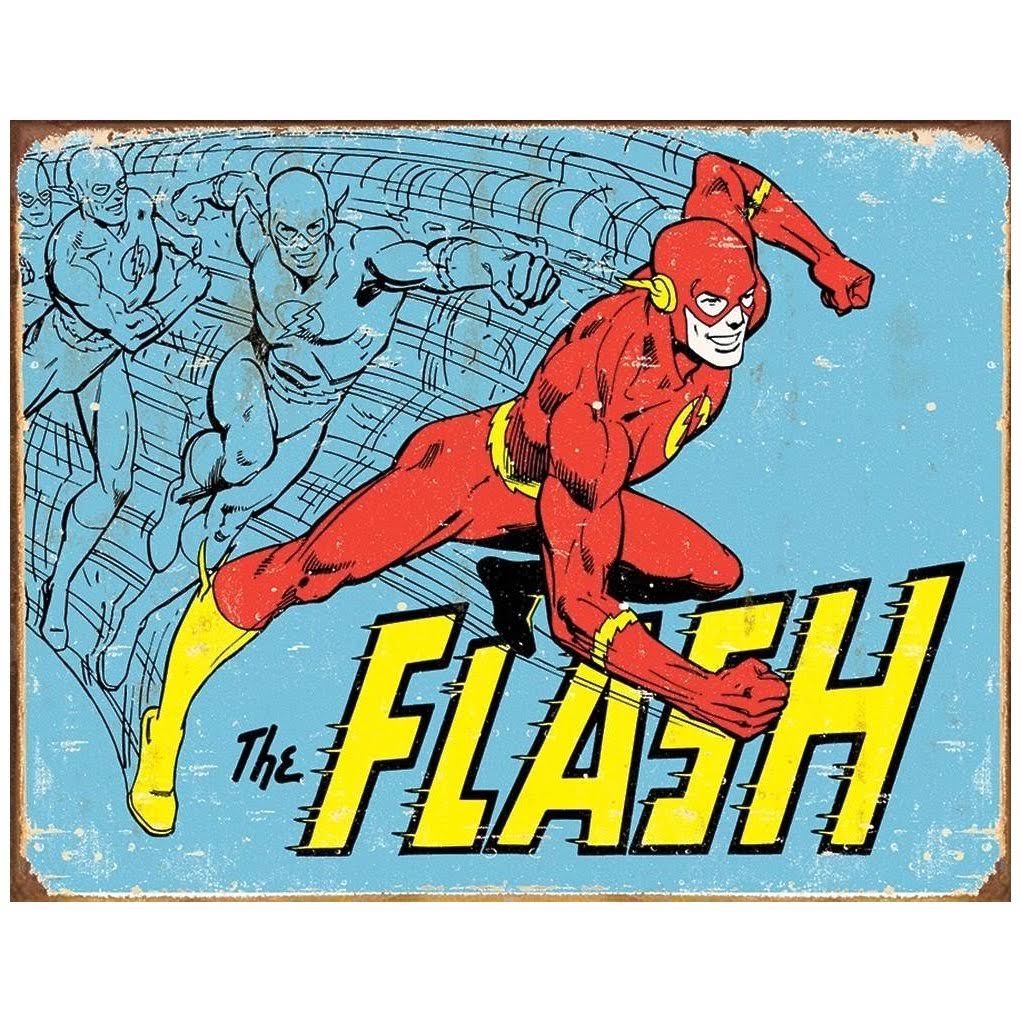 The Flash Retro Metal Tin Sign