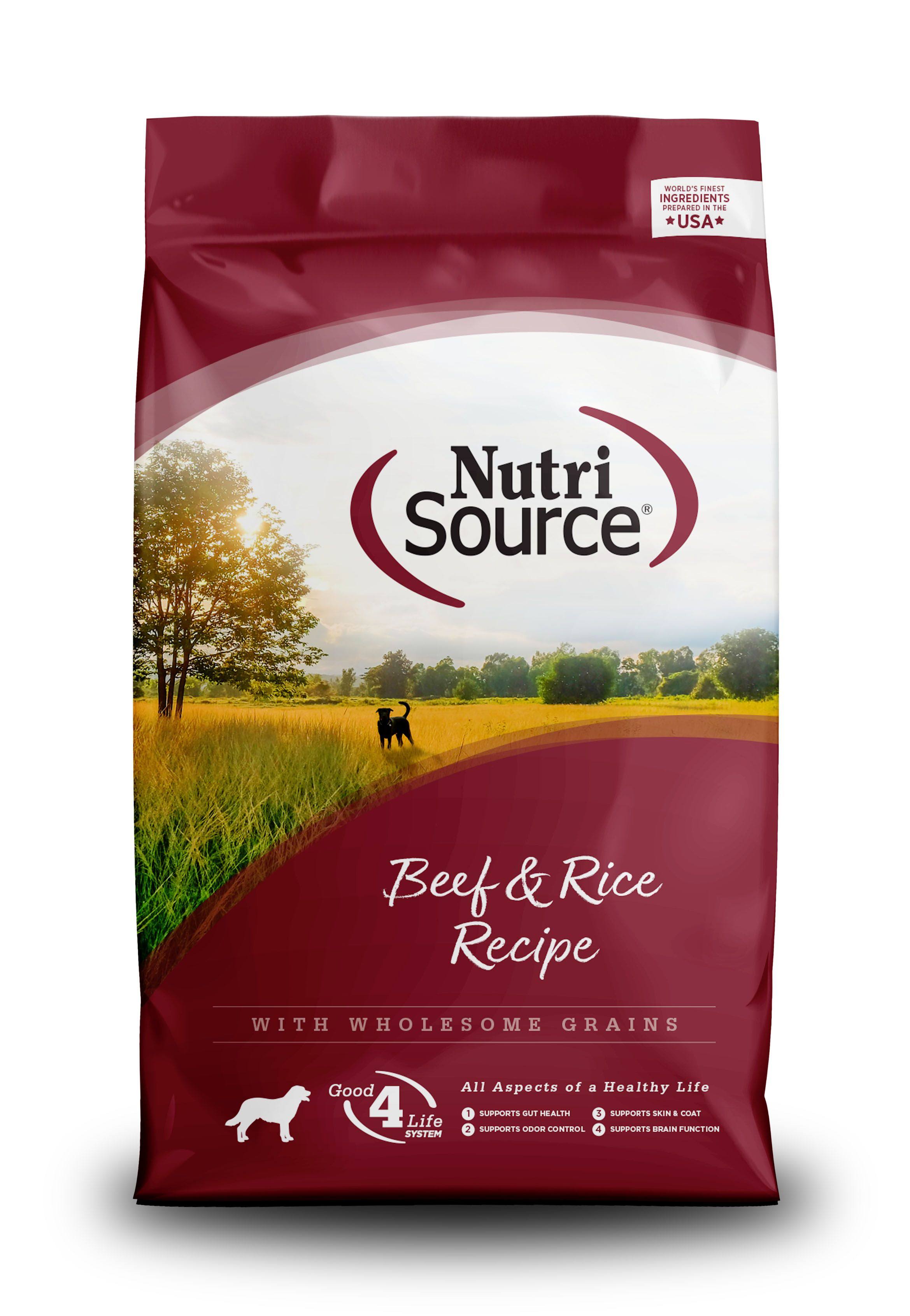 NutriSource Beef & Rice Dog Food - 30 lb