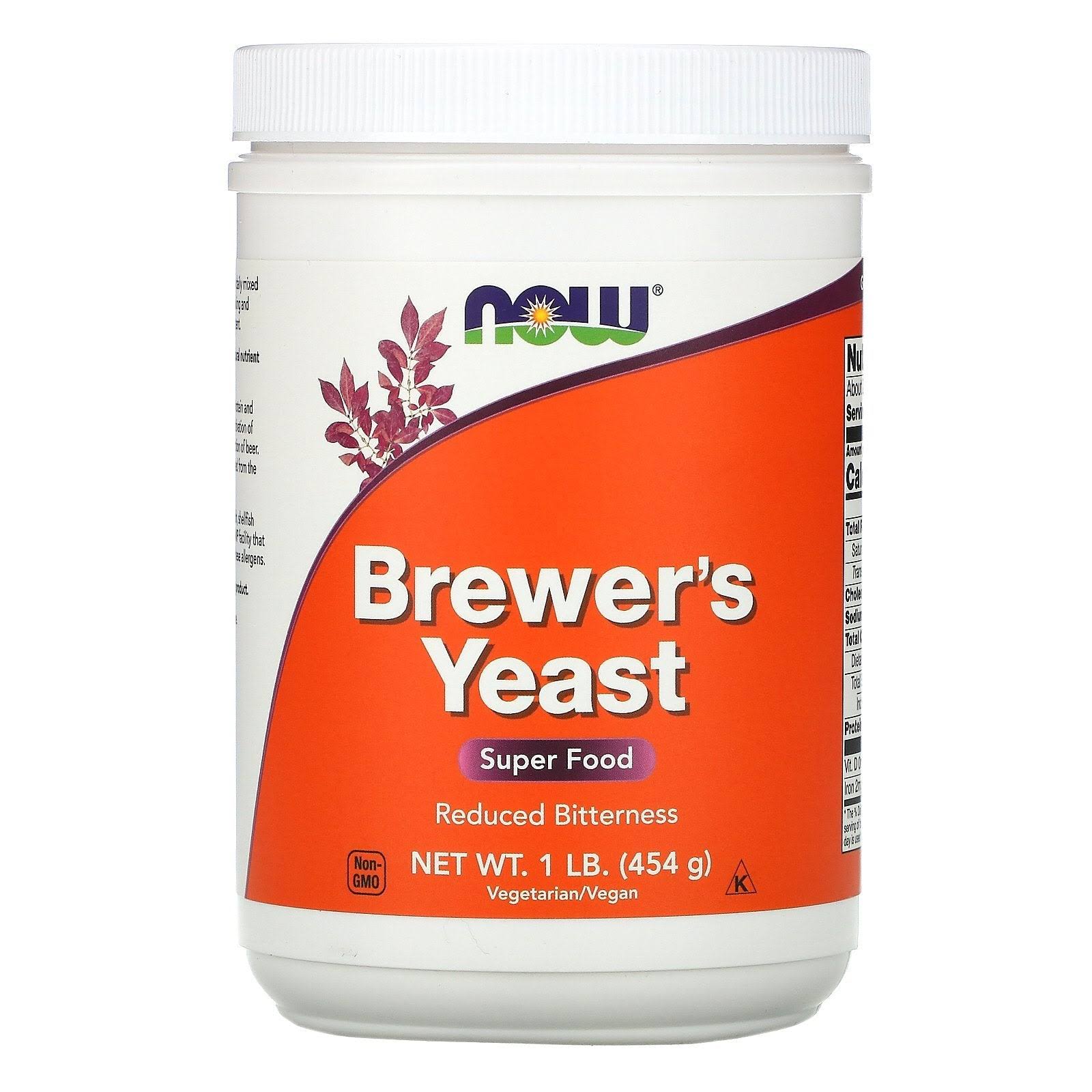 NOW Brewer's Yeast Powder (454 g)