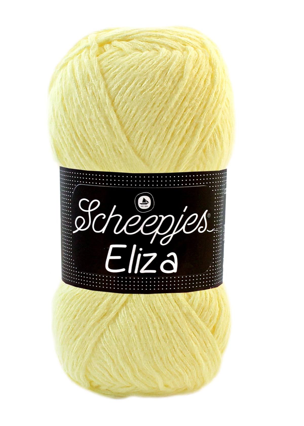 Scheepjes Eliza DK Weight Yellow Yarn 100g - 210 Lemon Slice