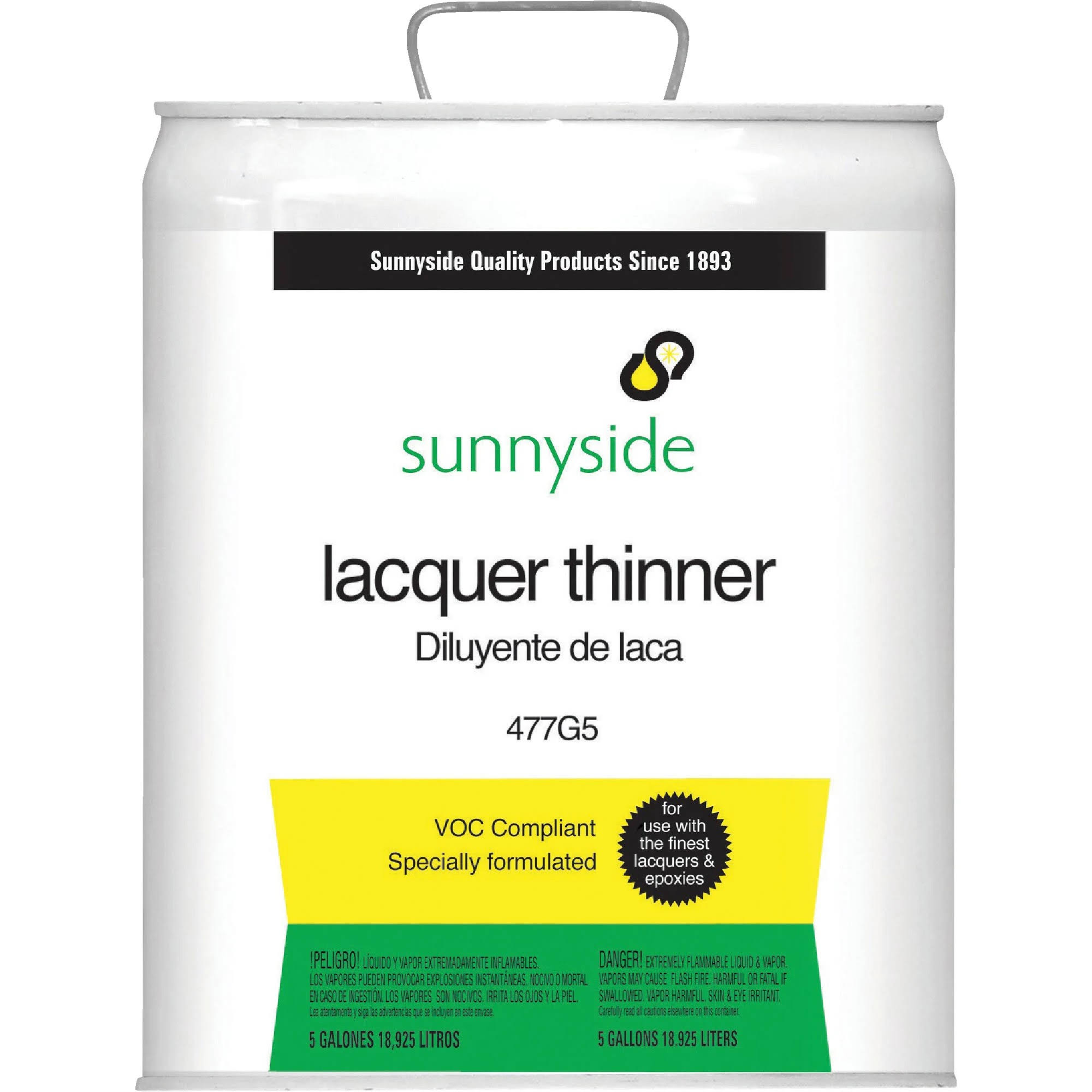 Sunnyside Lacquer Thinner 5-Gallons 477G5