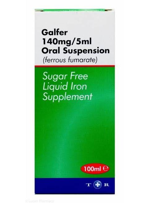 Galfer Liquid Iron Supplement 140mg/5ml - 100ml