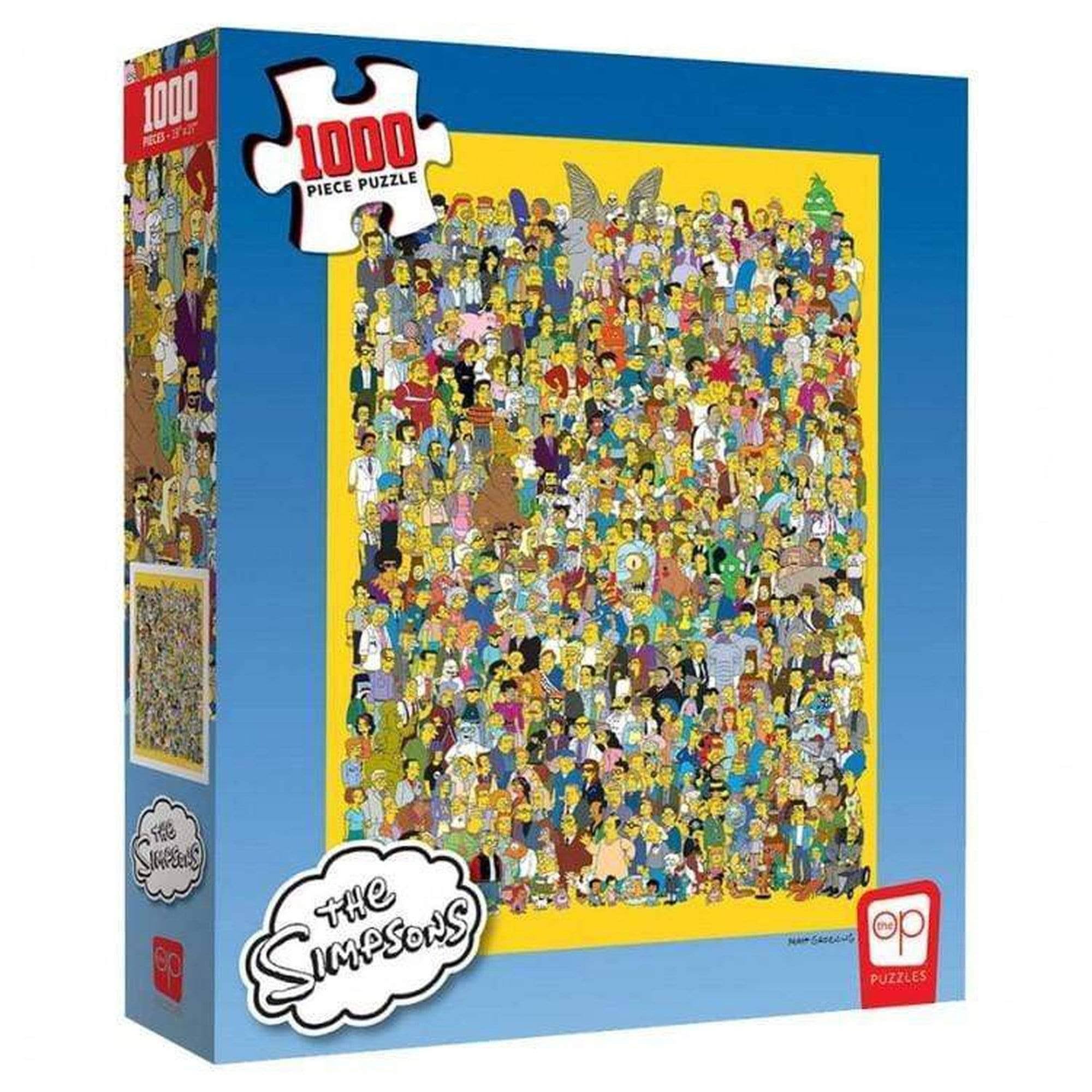 The Simpsons Cast of Thousands 1000 Piece Puzzle