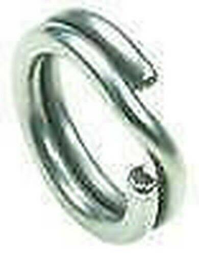 Owner Size 6 Hyper Wire Stainless Steel Split Rings - 8 Pack