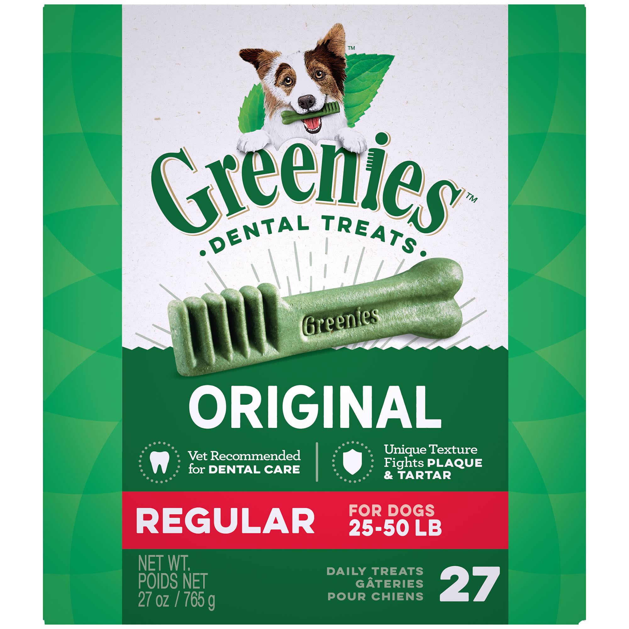 Greenies Dental Treat - 27 Daily Treats, 765g