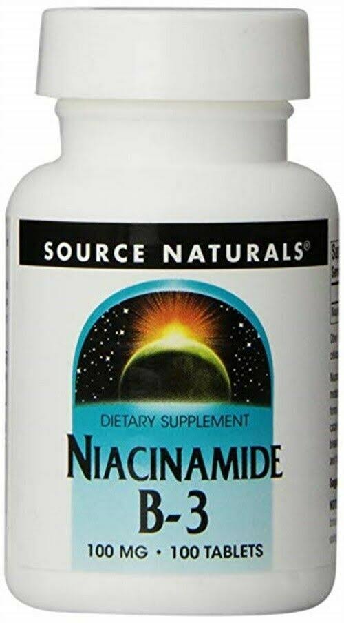 Source Naturals Niacinamide Dietary Supplement - 100 Tablets