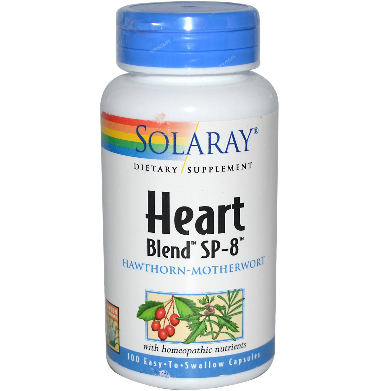 Solaray Heart Blend SP-8 Capsules - 100ct