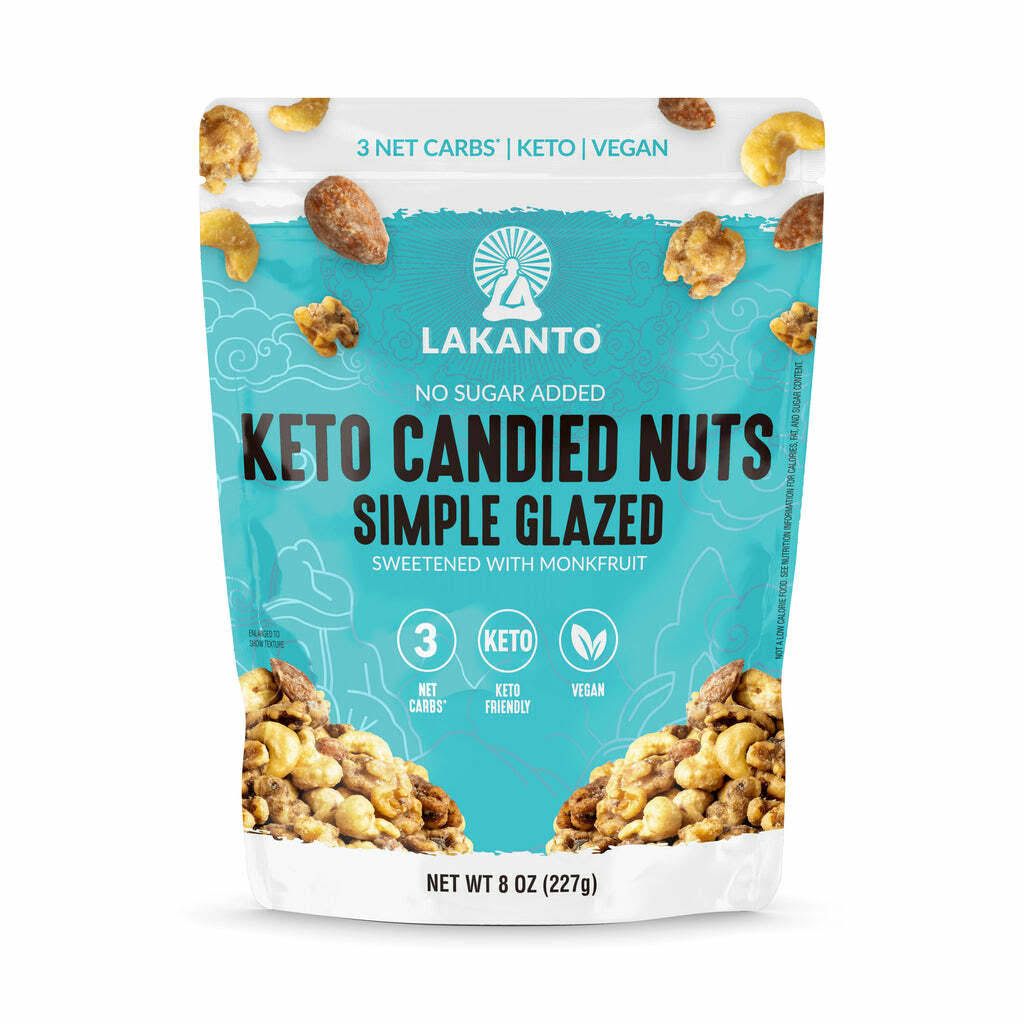 Lakanto Keto Mixed Candied Nuts Simple Glazed - 8 oz