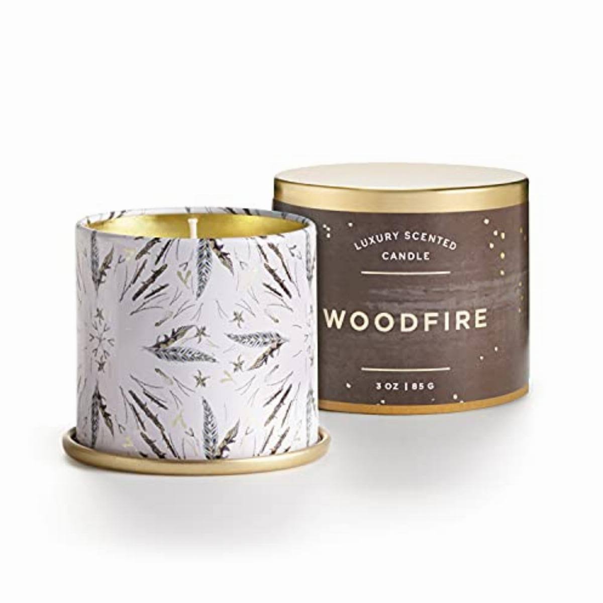 Illume Candle Tin - Woodfire