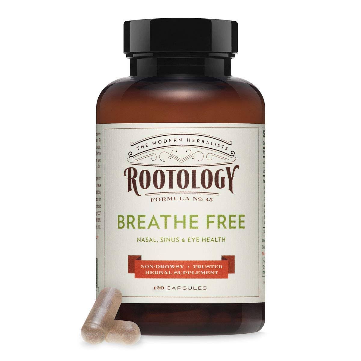 Rootology NonDrowsy Breathe Free 120 Capsules