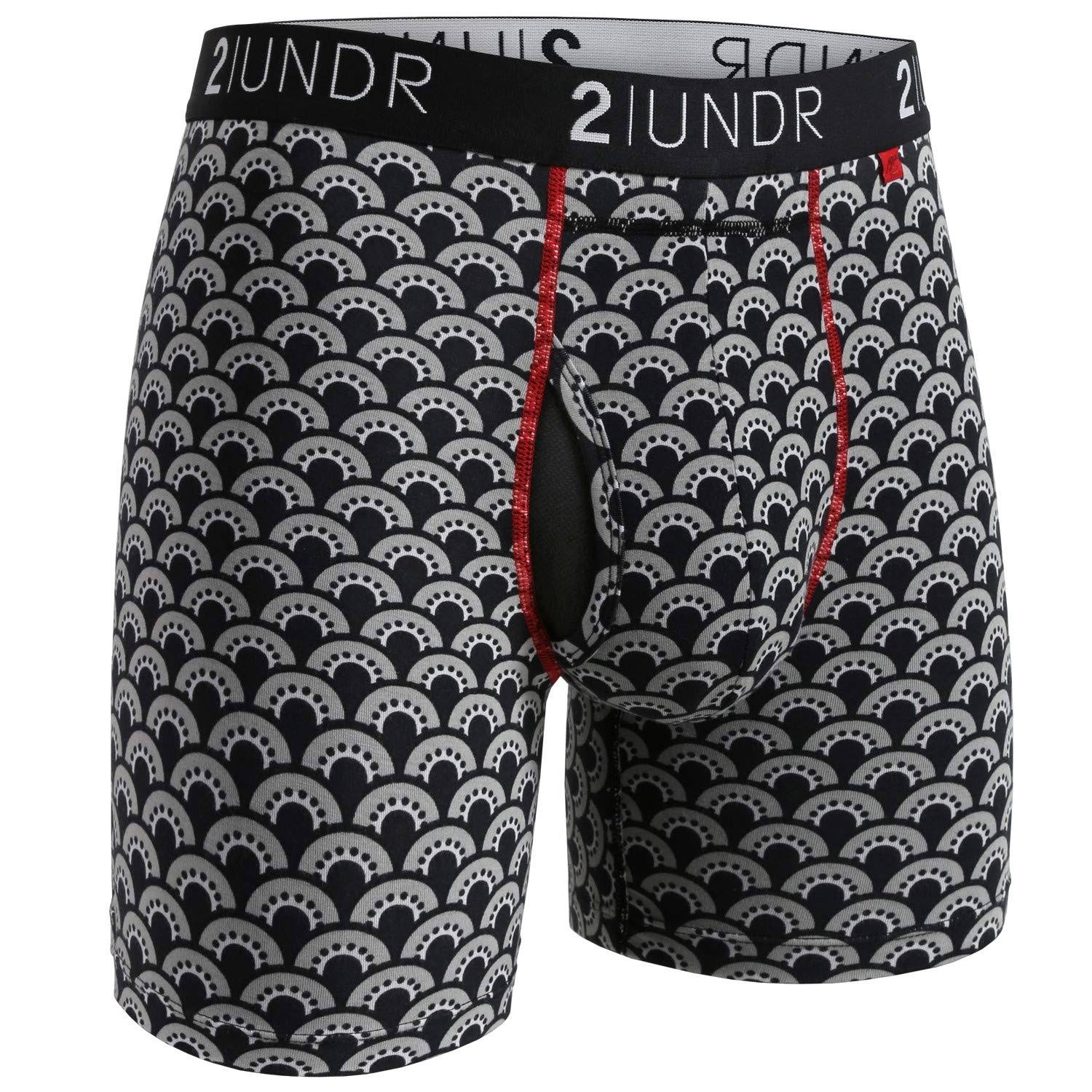 2UNDR Men's Swing Shift 6" Boxer Brief Underwear Limited Edition Colors - - Large
