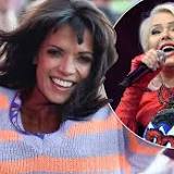 Jenny Powell lets her hair down as she enjoys a dance among the crowds at Rewind Festival - while Kim Wilde takes ...