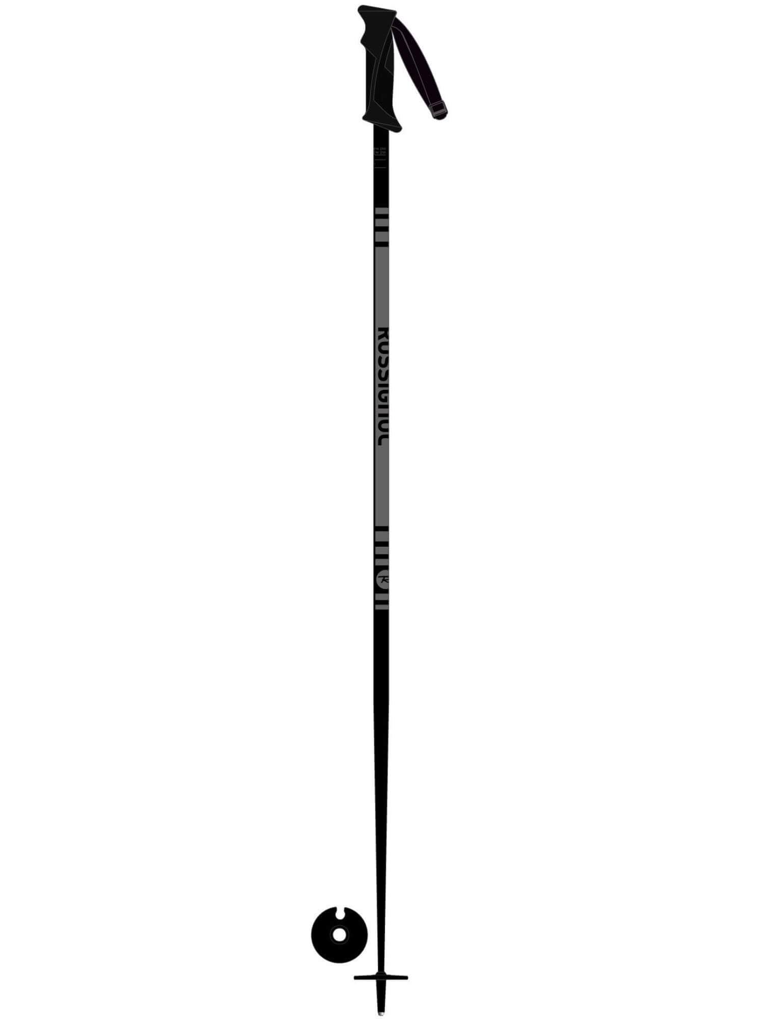 Rossignol Stove 3.0 Ski Poles Grey - Size 125 | Rhythm Snowsports