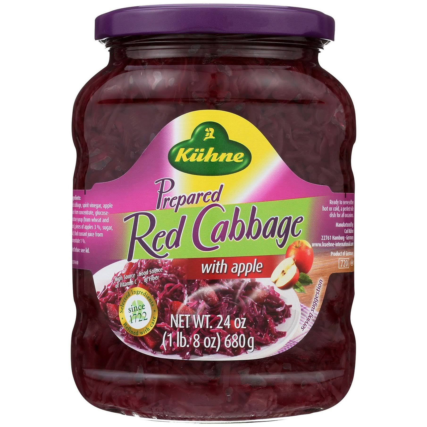 Kuhne Red Cabbage with Apple - 24 oz