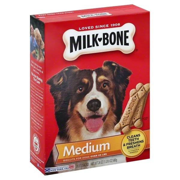 Milk-Bone Original Dog Treats - for Medium Dogs, 24oz
