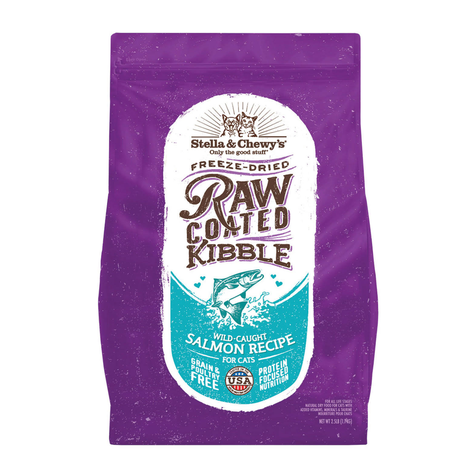 Stella & Chewy's Freeze Dried Raw Coated Salmon Cat 5Lb